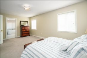 Primary bedroom with views over greenlands - Country homes for sale and luxury real estate including horse farms and property in the Caledon and King City areas near Toronto